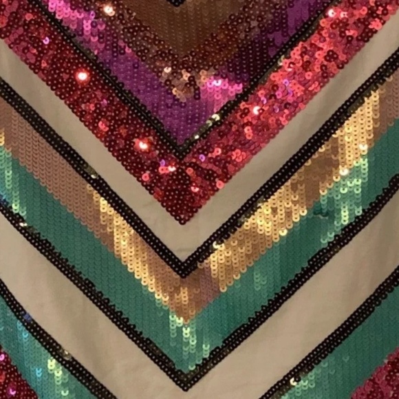 Express sequin mini skirt - size XS - Picture 3 of 5